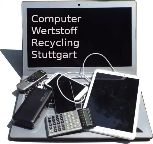 Kleinger�te Computer Wertstoff Recycling Stuttgart Rohr