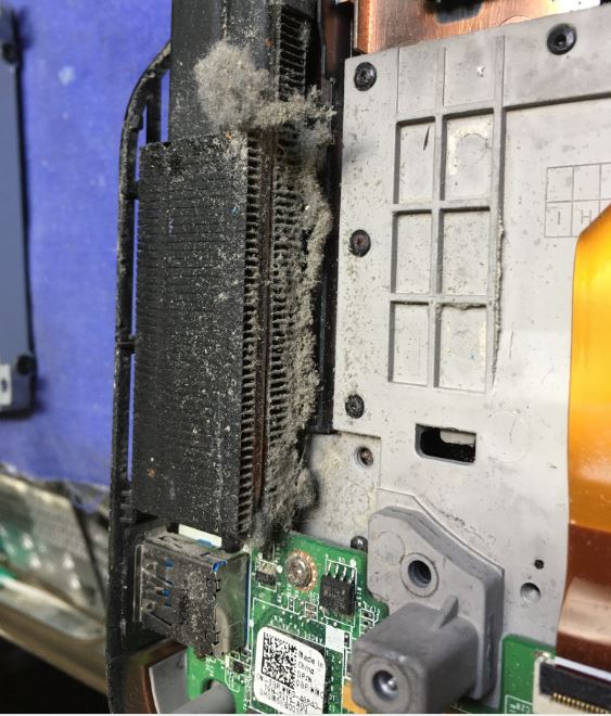 PC und Laptop Reinigung, Dell Laptop Lüfter zu laut weil verschmutzt