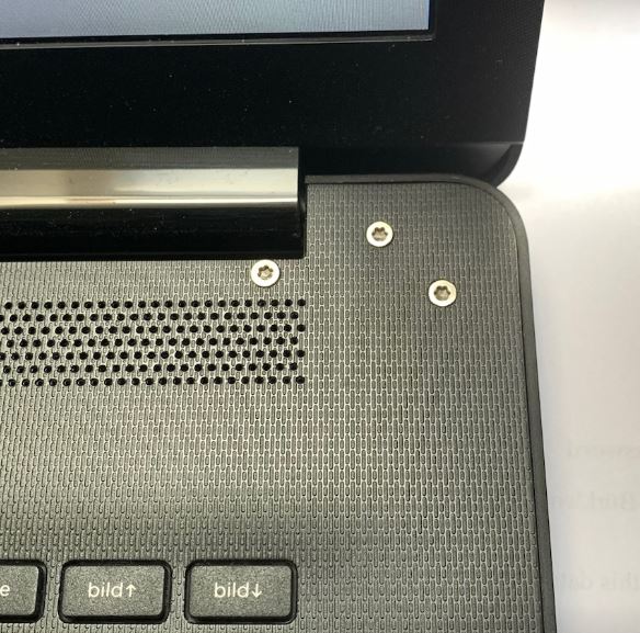 hp Laptop Model17-by0602ng Scharnier / Reparatur